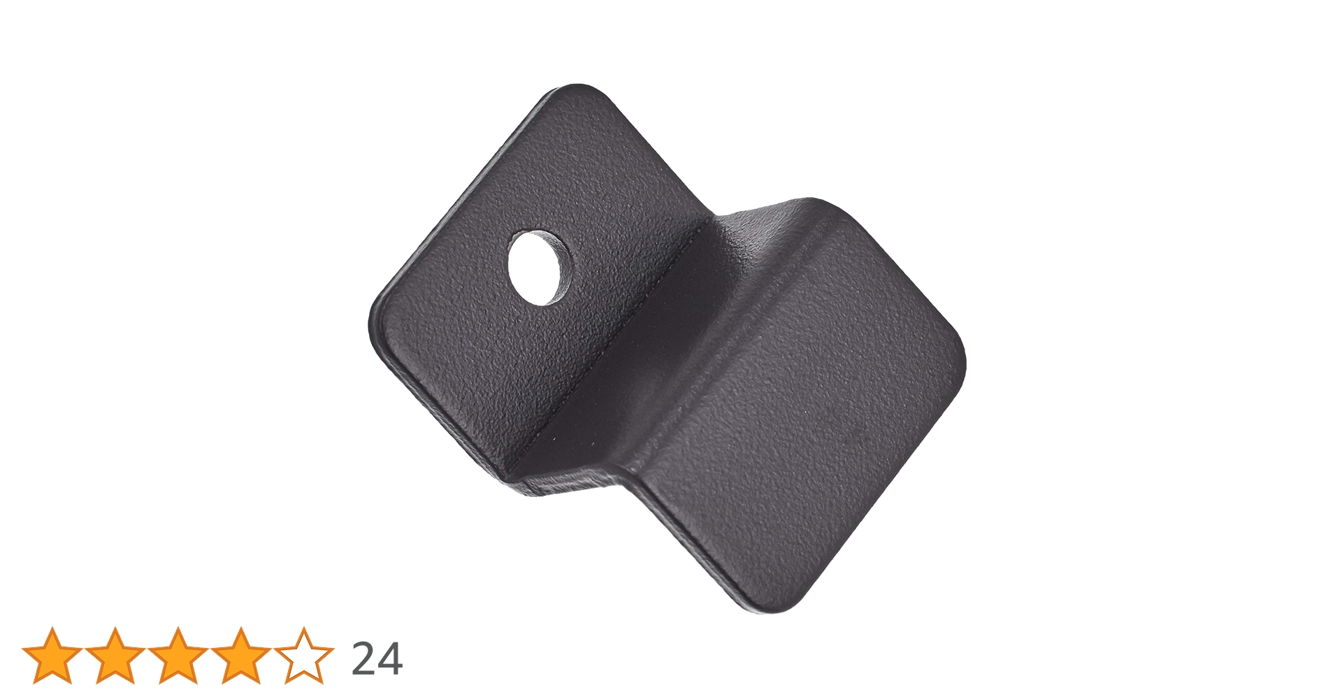 Amazon | ウッドワン 棚柱用カナモノ 棚板留め金具 ブラック 8